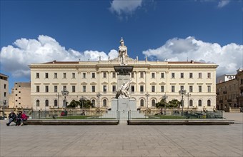 Palazzo della Provincia and Statue of King Vittorio Emanuele II