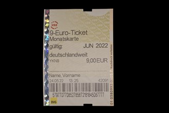9 euro Ticket for the month of June