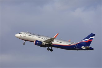 Aircraft Airbus A320 P. Yablochkov of the Russian airline Aeroflot