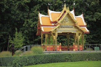 Siamese Temple Sala-Thai II in the spa garden in Bad Homburg