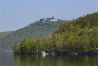 Waldeck Castle above Lake Eder