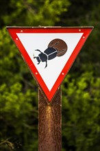 Sign on pill bugs