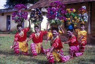 Karagam Dance in Athachamayam celebration in Thripunithura during Onam near Ernakulam