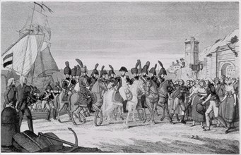 Napoleon's departure from Golfe-Juan