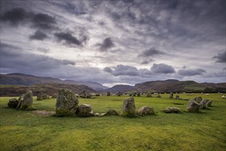 View of the stone circle