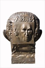 Bronzebueste von Konrad Adenauer