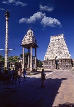 The Varadharaja Perumal or Hastagiri temple in Kancheepuram