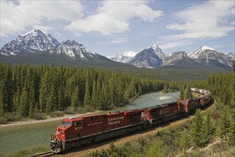 Canadian Pacific Railway train on track