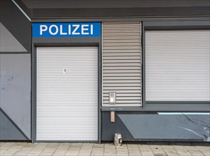 Police station at the FC Sankt Pauli football stadium