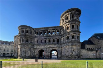 Ancient Roman city gate of Trier Treverorum Augusta Porta Nigra