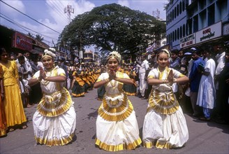 Athachamayam celebration in Thripunithura during Onam near Ernakulam