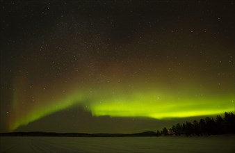 Aurora Borealis at night