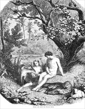 Adam and Eve in the Garden of Eden