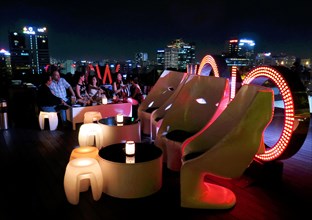 Rooftop bar Glow