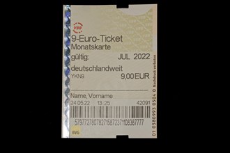 9 euro Ticket for the month of July