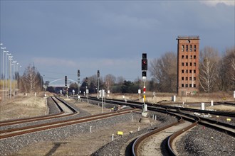 Railway tracks and signals