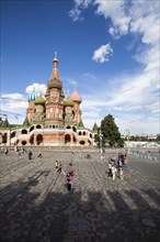 Russian Orthodox St. Basil's Cathedral in Moscow