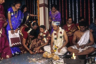 Wedding sequence of Udupi Madhwa Brahmin in Karnataka
