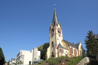 Protestant Church of St. John built in 1900 in Hofheim im Taunus