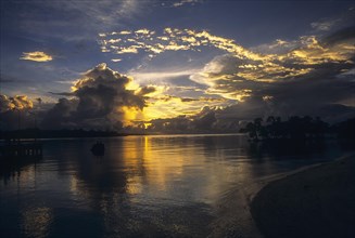 Sun rise in Radha Beach in Havelock Island