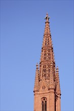 Church tower of St. Boniface Church in Wiesbaden