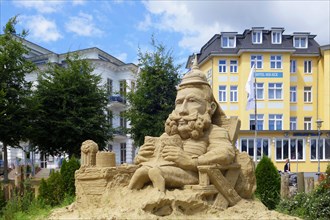 Kaiser sand sculpture