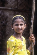 Kurumba tribal girl in Anaikatty