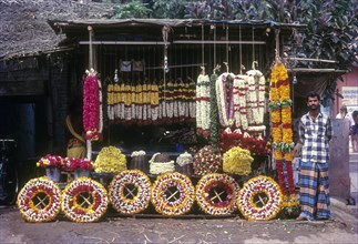 A Typical Flower Shop in Coimbatore