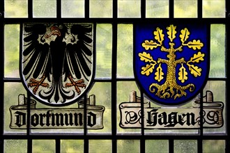 Historical coats of arms of Dortmund and Hagen