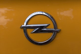 Car logo of the Opel company