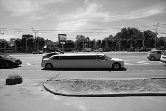 Stretch Limousine in Moscow