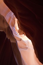 Upper Antelope Canyon was formed by erosion of Navajo Sandstone