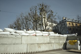 Barricade in the centre of Lviv