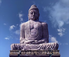 Eighty feet Tall Buddha Statue in Bodh Gaya