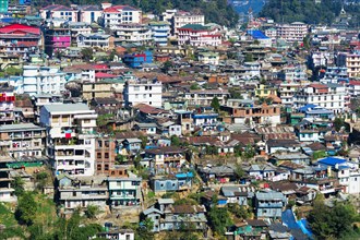 View over the town of Kohima