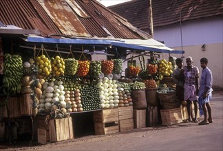 Vegetables and fruits shop in Kollam