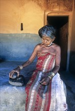 Muduga Tribal Old Lady in Silent Valley