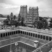 Meenakshi Temple And Golden Lotus Tank