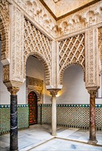 Stucco elements in the Alcazar