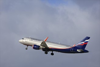 Aircraft Airbus A320 P. Yablochkov of the Russian airline Aeroflot