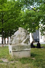 Heinrich Heine Monument by Jens Bergner