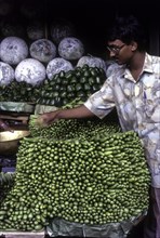 Vegetable shop in Devaraja Market