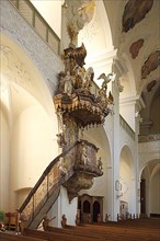 Pulpit from the baroque monastery church of St. Trudpert