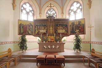 Folding altar in the Heiliggeistkirche in Laufenburg