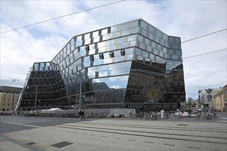 Modern University Library in Freiburg