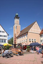 New town hall on the market square in Freudenstadt