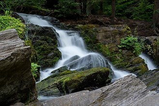 Waterfall of the Selke in the Harz Mountains