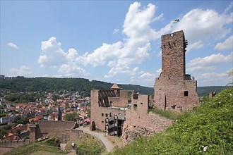 Castle complex with a view of Wertheim
