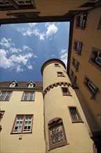 Inner courtyard of the Old Town Hall in Wertheim