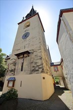 Church tower of St. Stephanus built in 1200 in Pommern